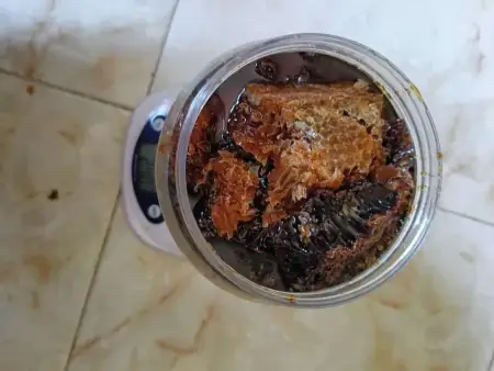 عسل تم حصاده حديثاً