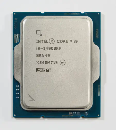 صورة علوية لمعالج إنتل كور i9-14900KF.